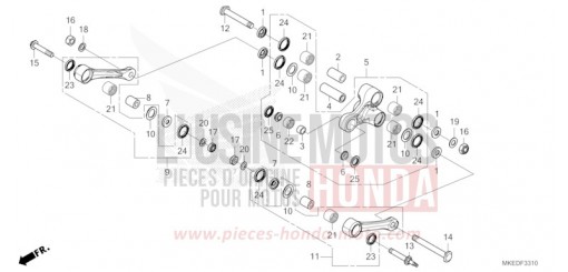 CUSHION ARM CRF450RXP de 2023